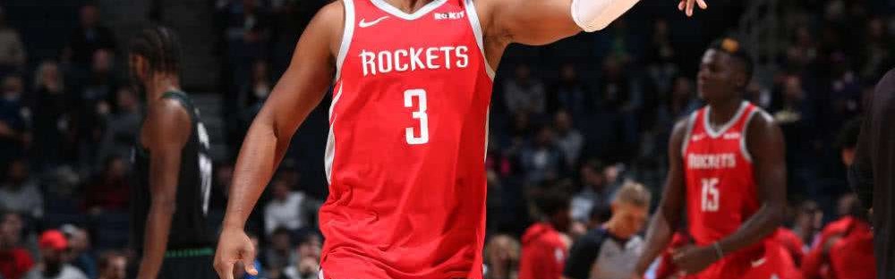  艾顿统治禁区开拓者主场轻取火箭止住连败  