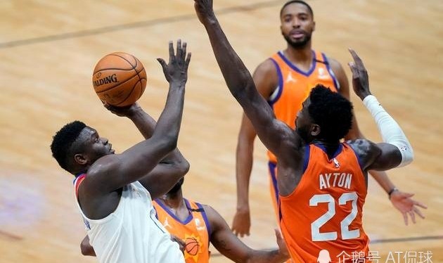  锡安28+15鹈鹕击溃开拓者  