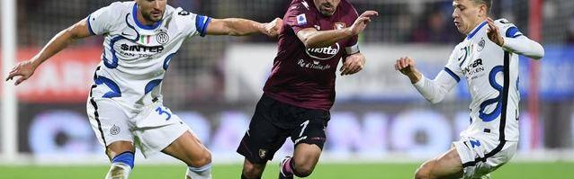  国际米兰青春风暴席卷意甲客场大胜萨勒尼塔纳  